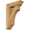 Ekena Millwork Westlake Traditional Rough Sawn Bracket w/ Offset Brace, Western Red Cedar, 6"W x 18"D x 26"H BKT0604X18X26WTL01RWR - alternate 1